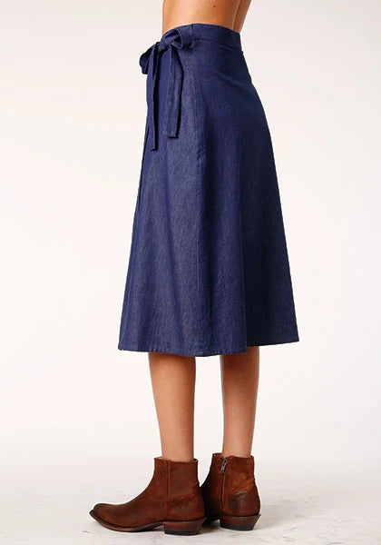 Roper 1283 5.5 Oz Indigo Denim (Blue) - Women's Skirt