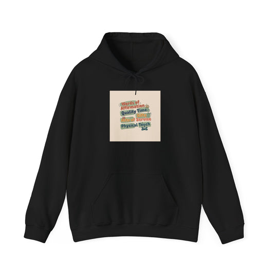 Love Languages Meme Hoodie | acts of snacks, quiet love