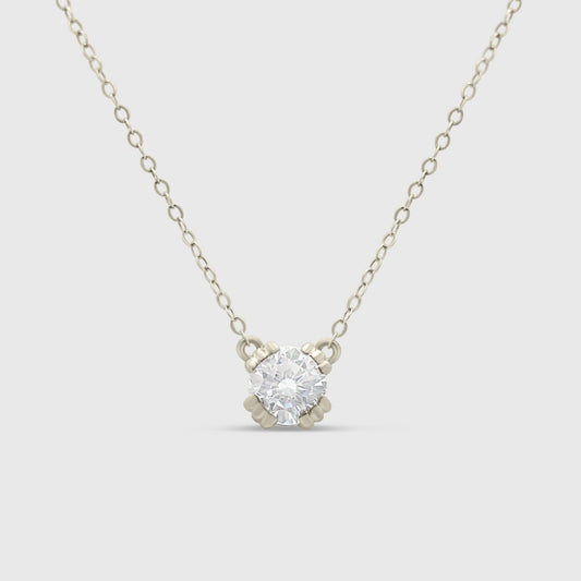 “Elise” Necklace- Moissanite Collection