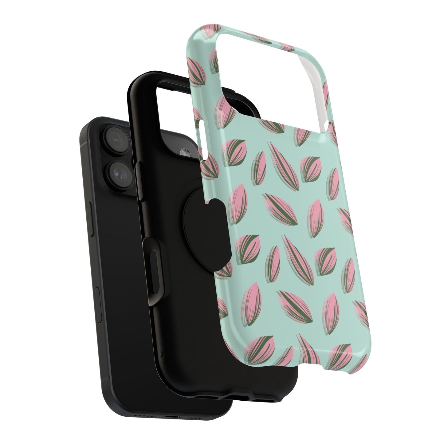 Tradescantia Nanouk Pattern Phone Case – Dual Layer Protective Cover