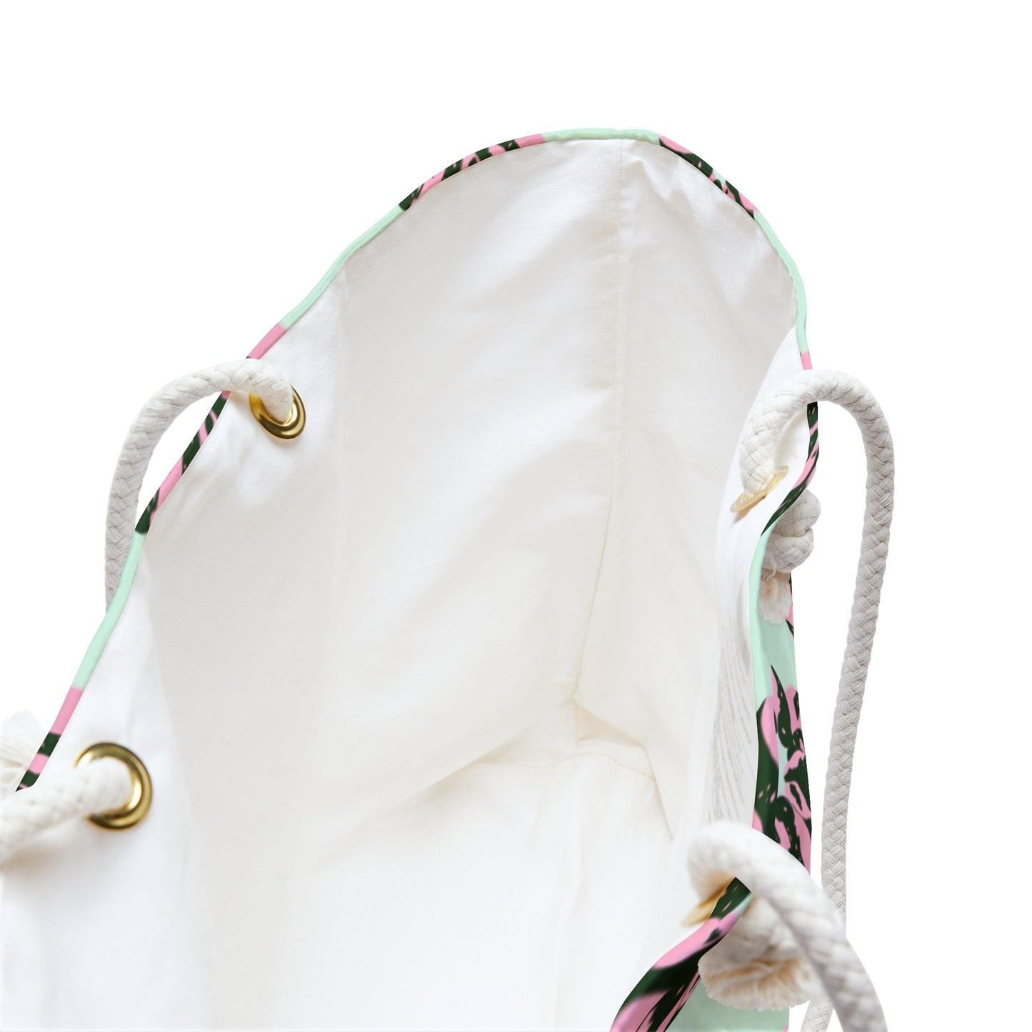 Pink Princess Philodendron Pattern Weekender Bag