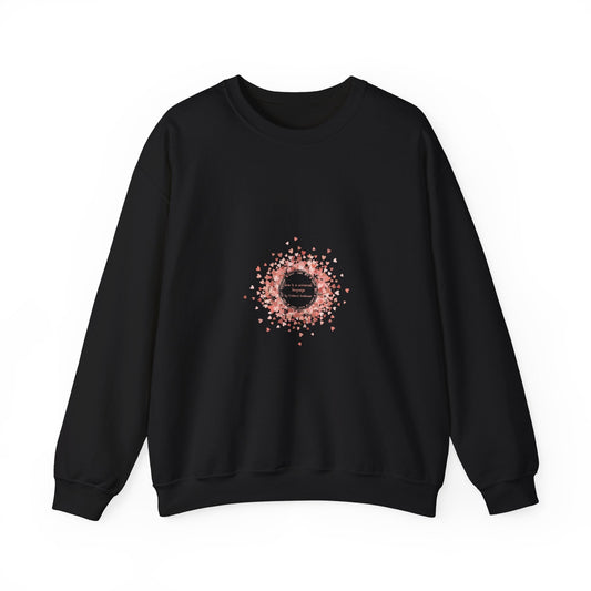 Tiny Heart Confetti Crewneck Sweatshirt | tiny heart design, valentine doodle