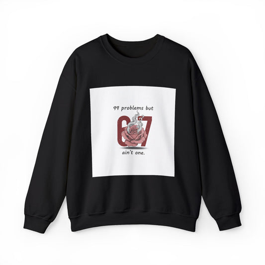 Weird Cupid Graphic Sweatshirt | quirky heart shirt, chaotic love design