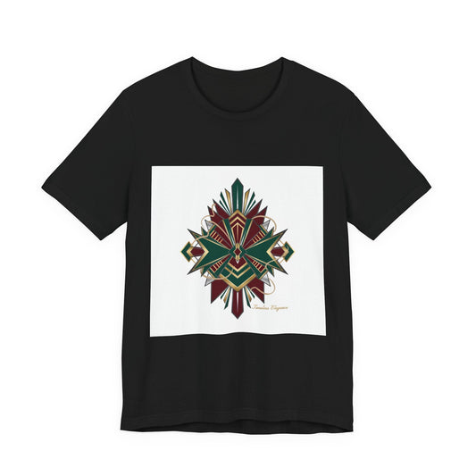 "Timeless Elegance" Art Deco Geometric T-Shirt | Vintage Luxury Graphic Tee