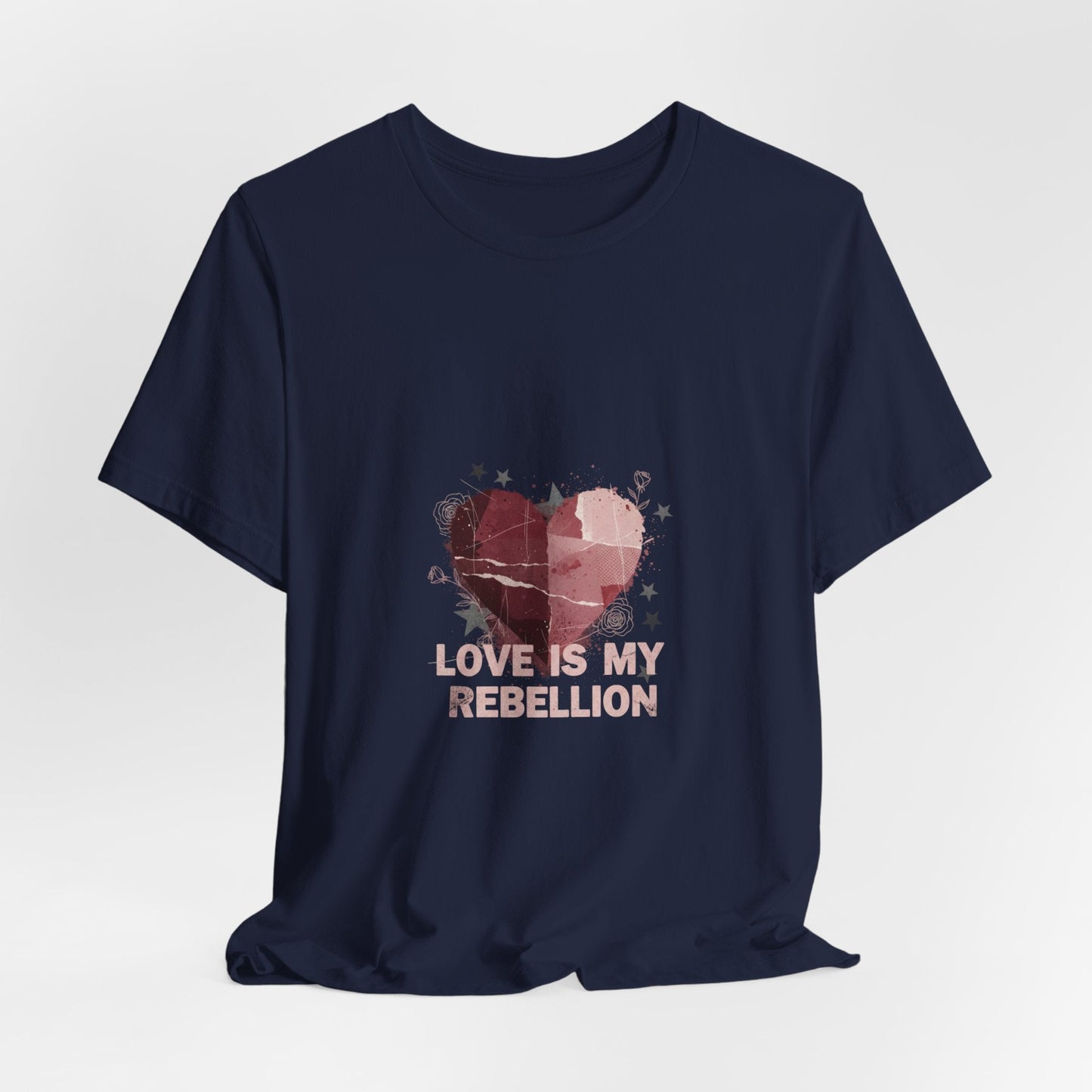Love Is My Rebellion Tee | grunge heart shirt, distressed love tee