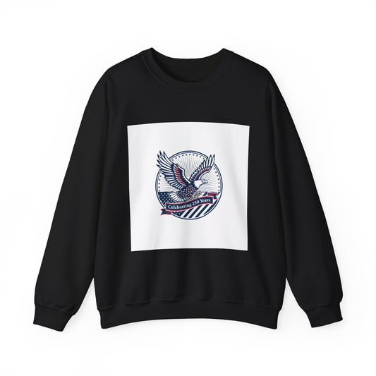 Semiquincentennial Eagle Emblem Crewneck Sweatshirt | 250th Anniversary USA 1776‑2026