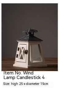 American Country Castle Lighthouse Storm Lantern Domestic Ornaments