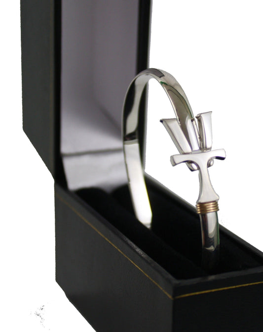 Vermont Hook Bracelet Silver - 5mm Band - 7 Inch