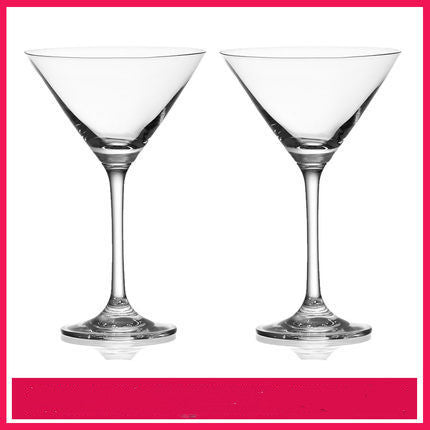 Lead free crystal cocktail glass
