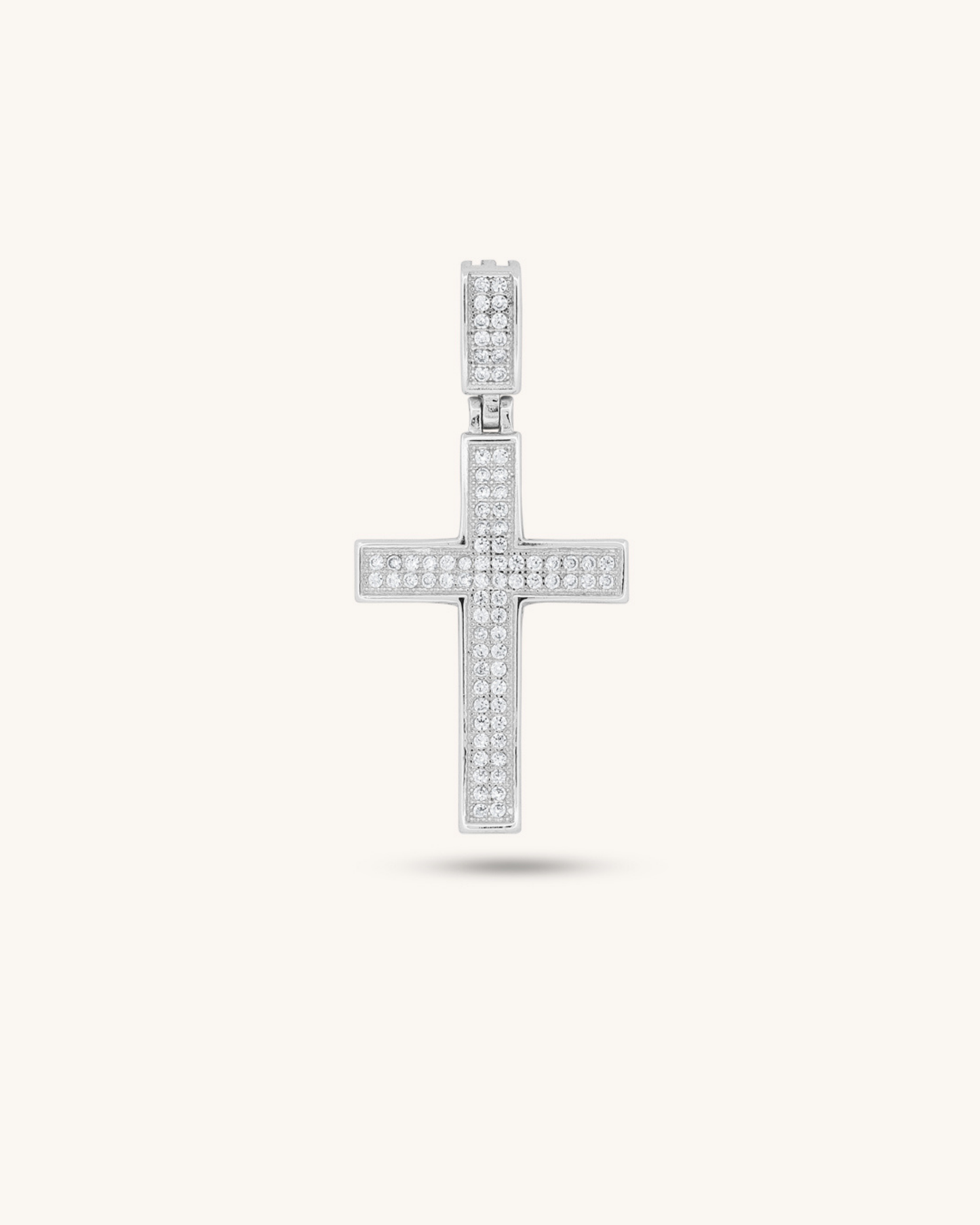 Wavy Cross Pendant