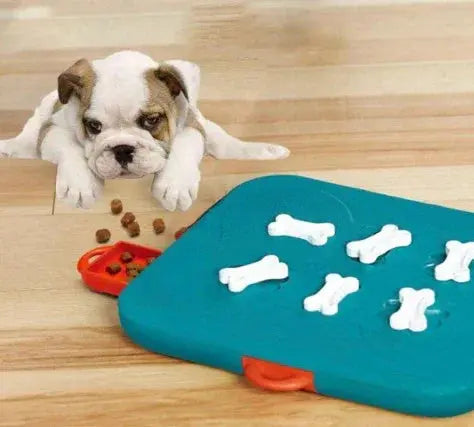 Interactive Dog Puzzle Toy - Enrichment Strategy Game for Pets