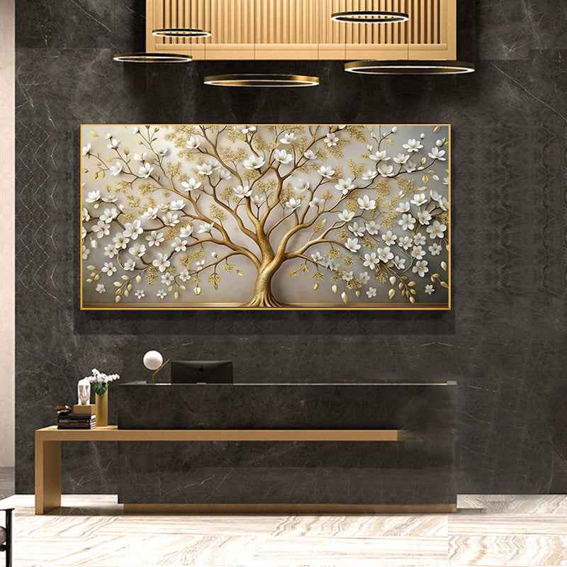 Abstract Rainbow Soul Tree Colorful Trees Plant Mural