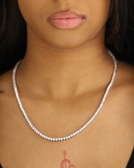 3mm Tennis Necklace