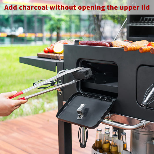 Charcoal Barbecue Outdoor Grill Foldable