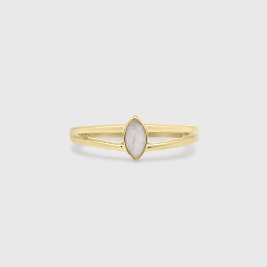Double Band Marquise Ring