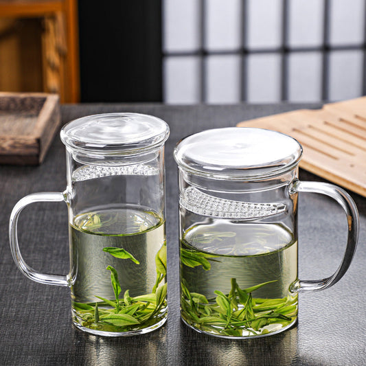 Household Green-tea Cup Comes With Filter Heat-resistance Glass