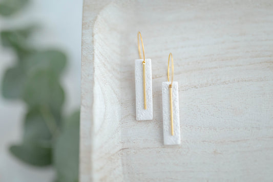 Clay earring | Flower Garden Hoops | Garden Collection