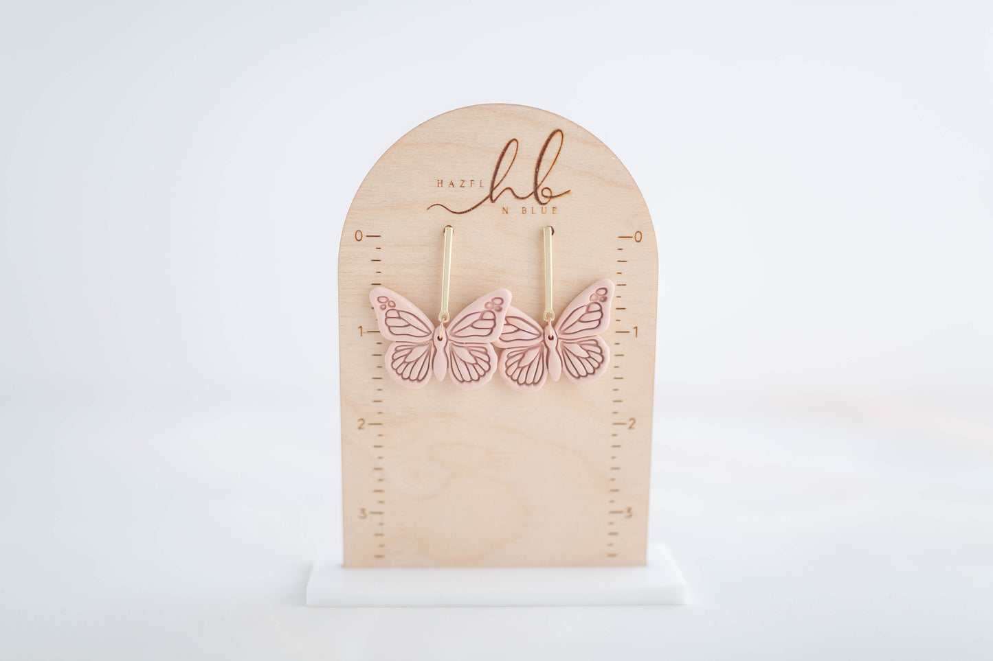 Clay earring | Butterfly Dangles | Garden Collection