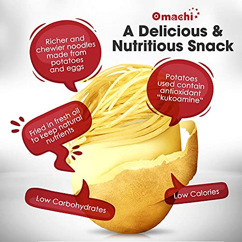 OMACHI Golden Potato Noodles - Beef Stew Flavor - Made with Natural Ingredients (Beef Stew, Pack of 5)