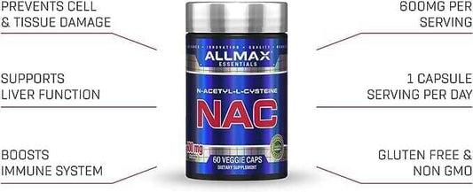 Allmax NAC (Immune Support), 60 Veggie Caps