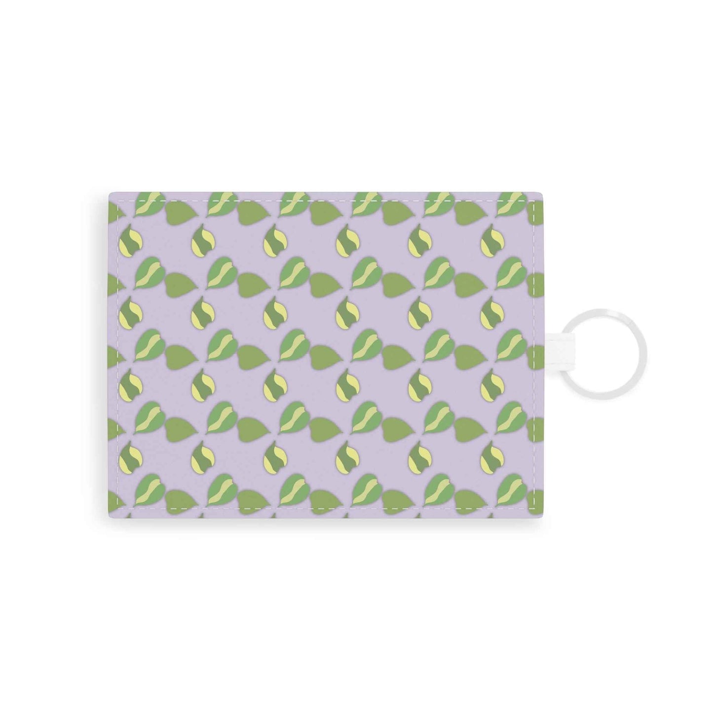 Hoya Kerrii Pattern Card Holder – Vegan Leather Slim Wallet