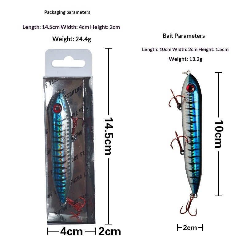 Wholesale Cross-border Exclusive Lifelike Fish-eye Tackle Floating Pencil Lures For Lure Fishing