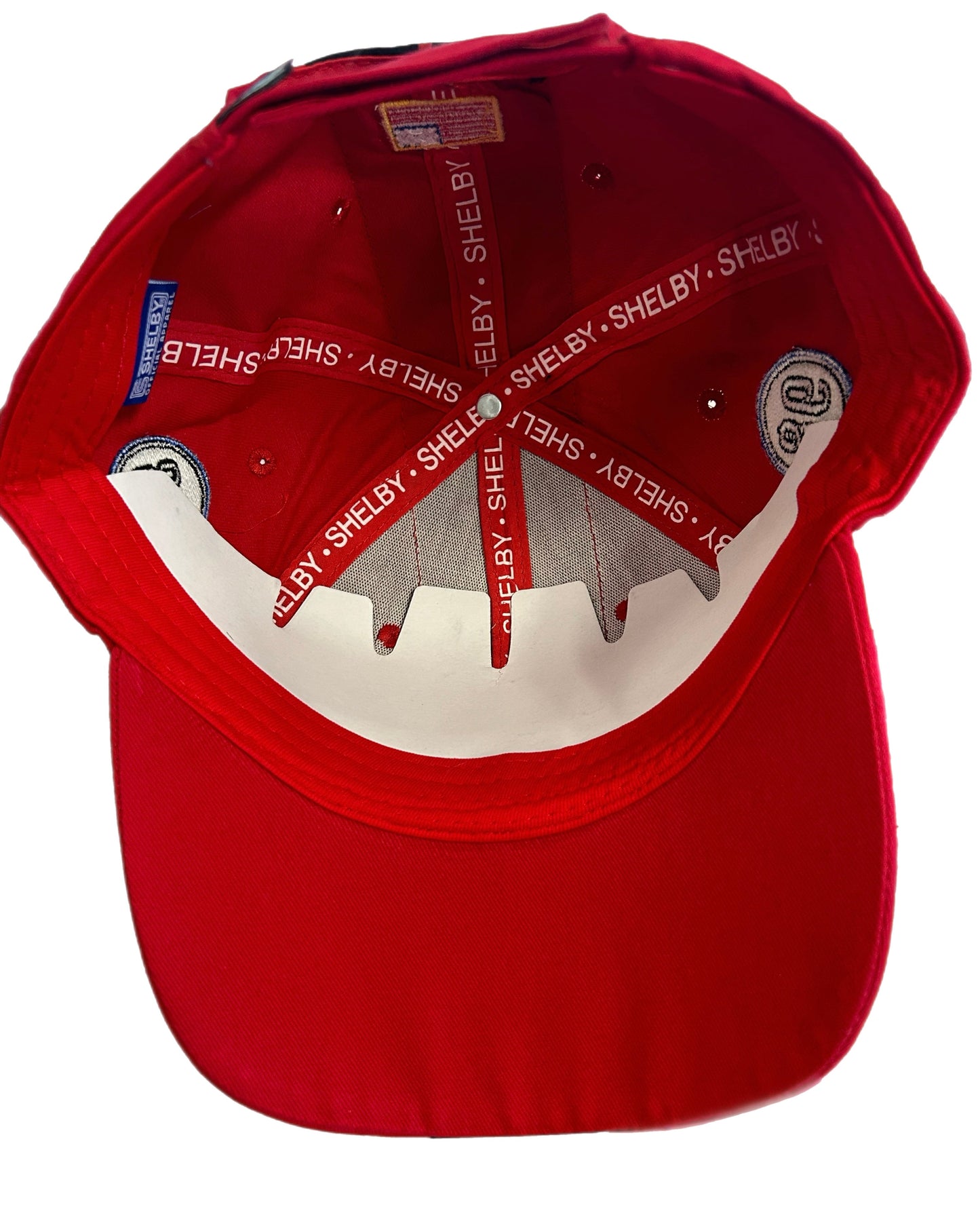 Shelby Cobra Official Red with Black Stripes Hat
