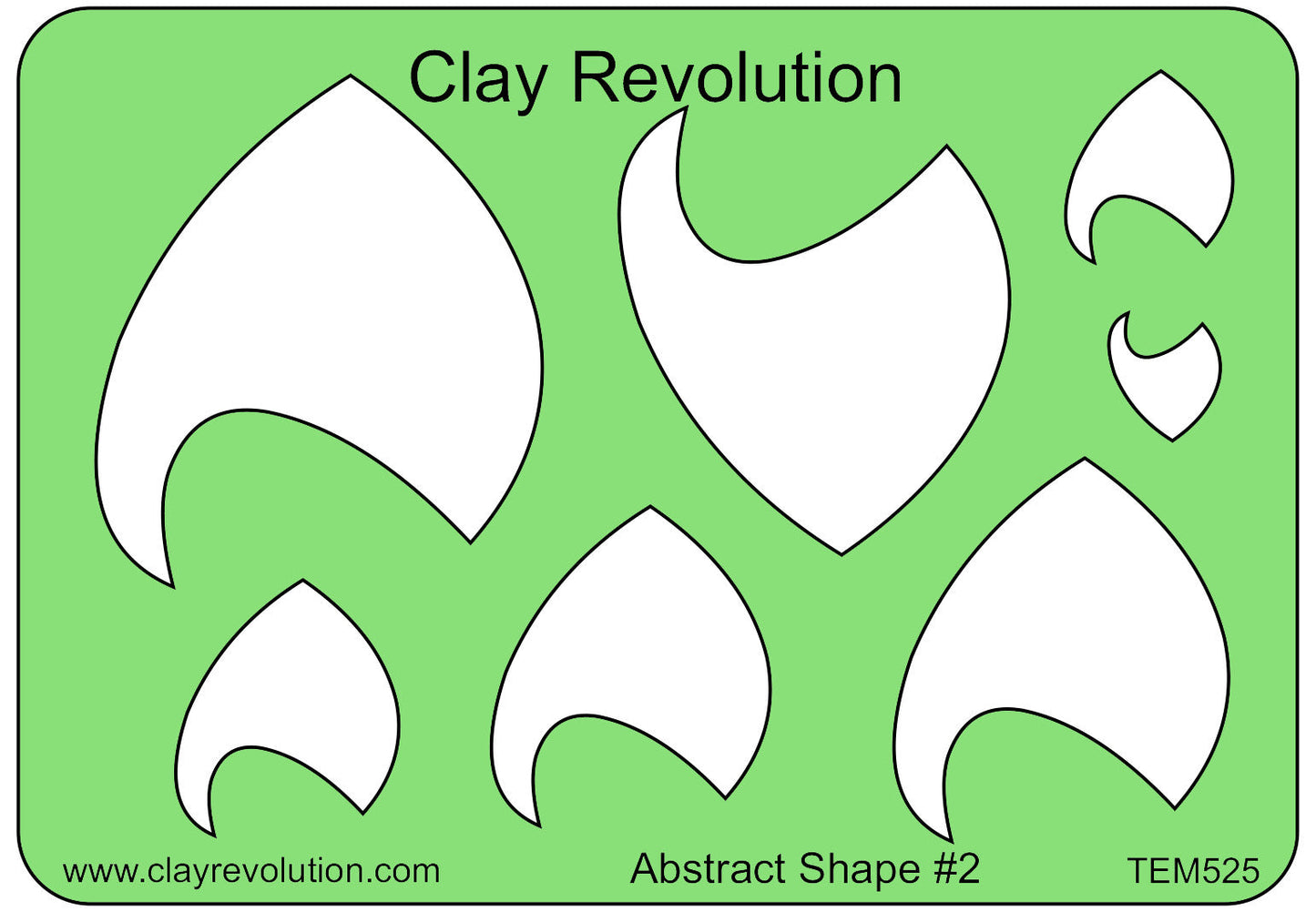 Abstract Shape #2 Template