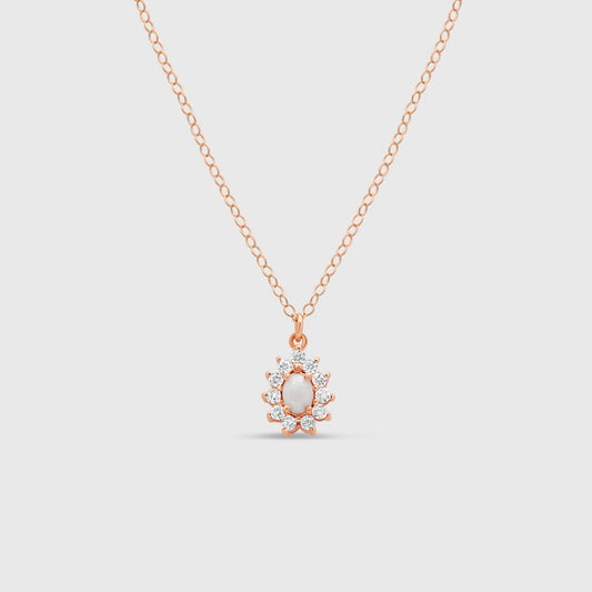 Gem Teardrop Necklace
