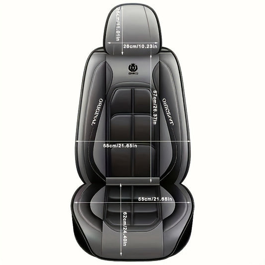 Faux Leather Universal Seat Covers Driver & Passenger Seats
