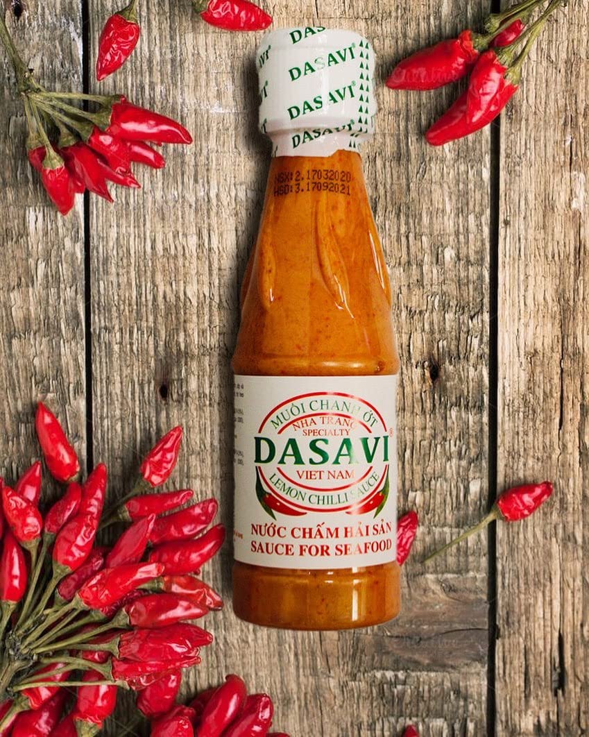 Dasavi Sauce, Vietnamese Sauce For Seafoood | Lemon Red Chilli Sauce for Seafood - 9.2 oz