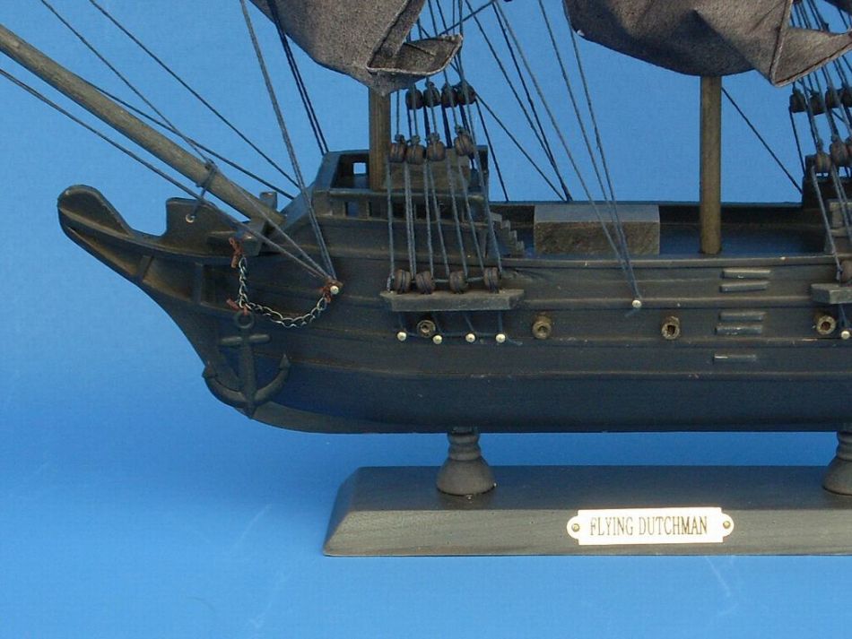 Wooden Flying Dutchman Model Pirate Ship 20""