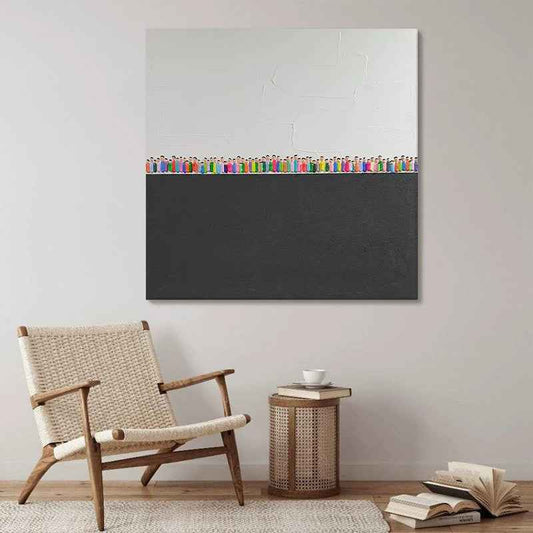 New Design Modern Wall Painting Hand Painted Acrylic Abstract Character Texture Abstract Oil Painting On Canvas For Living Room Home Decor
