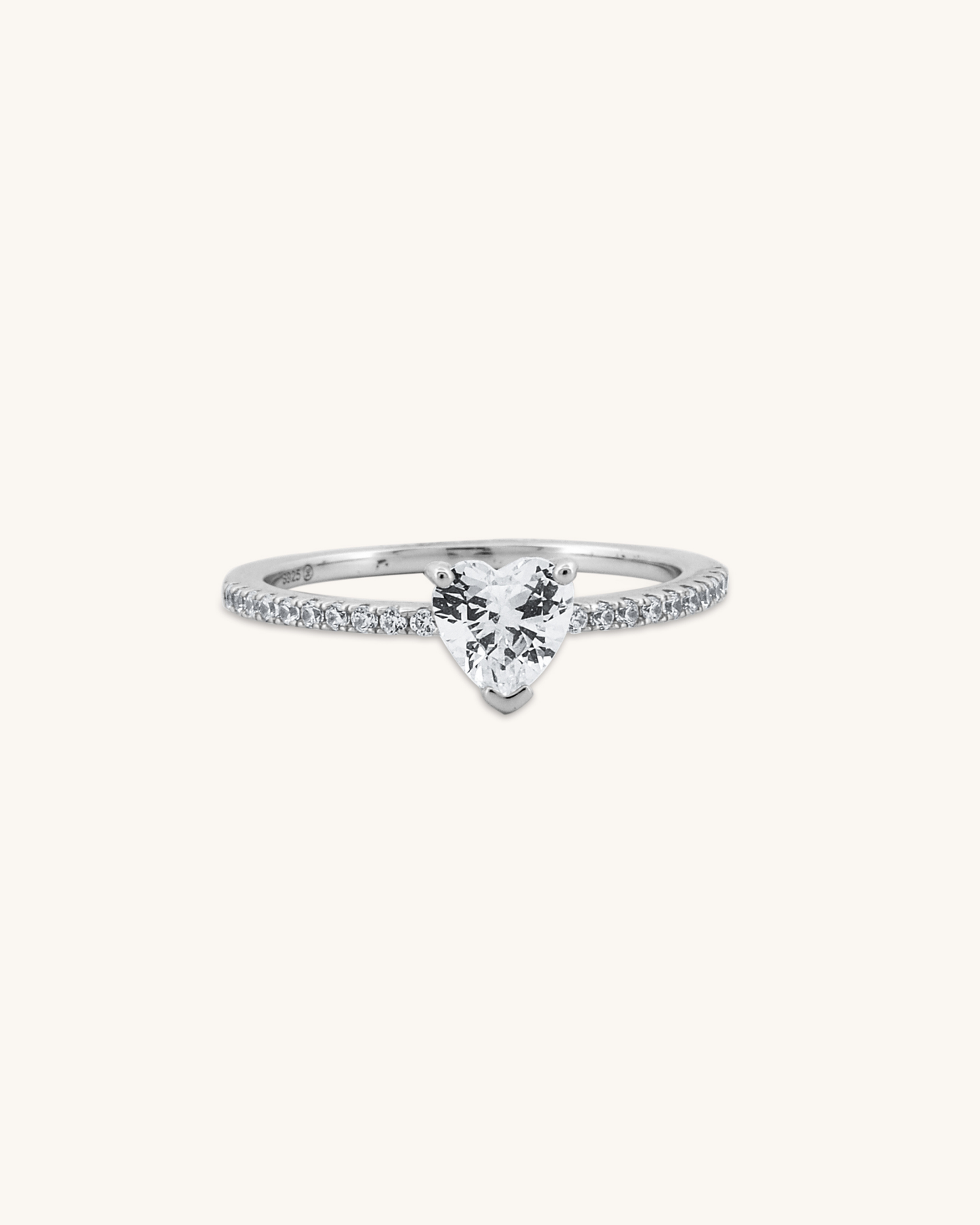 Heart Shape Engagement Ring