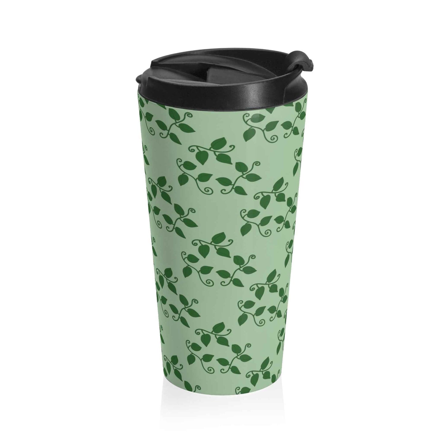 Pothos Pattern 15 oz Vacuum Insulated Stainless Steel Travel Tumbler