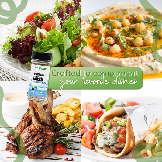 Authentic Greek Seasoning | Low Sodium, GLP-1 Friendly Mediterranean Herb Mix