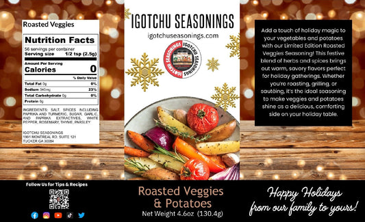 Roasted Veggie 5.5 oz Holiday Limited Edition