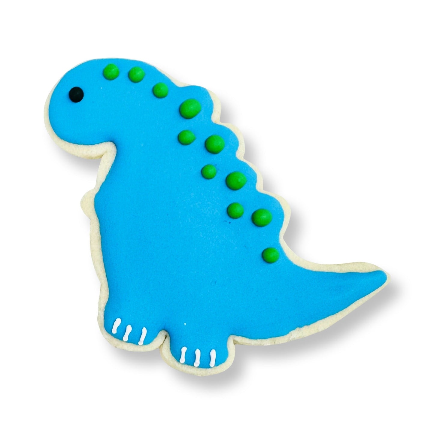 Blue Dinosaur Sugar Cookie- Single