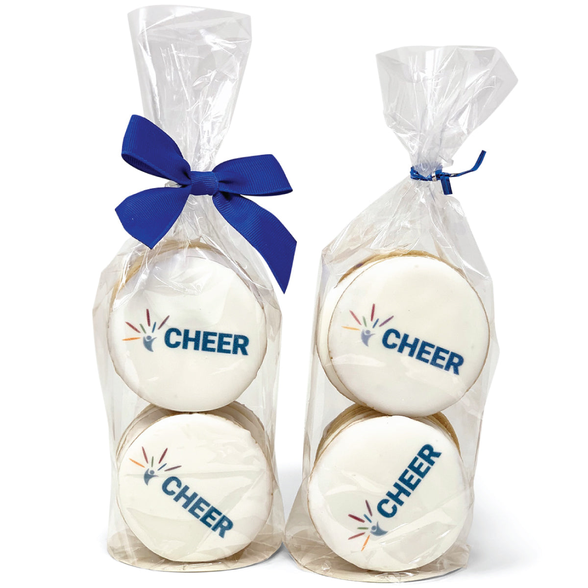 3" Printed Round Sugar Cookie- Bag of 4
