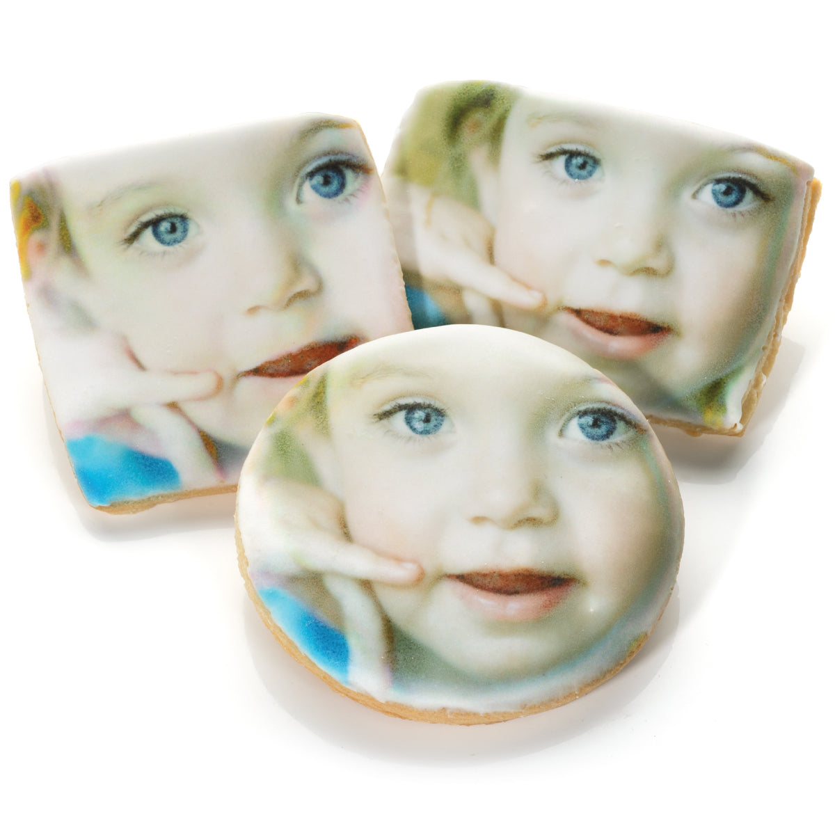 Printed Iced Round Sugar Cookie- Single