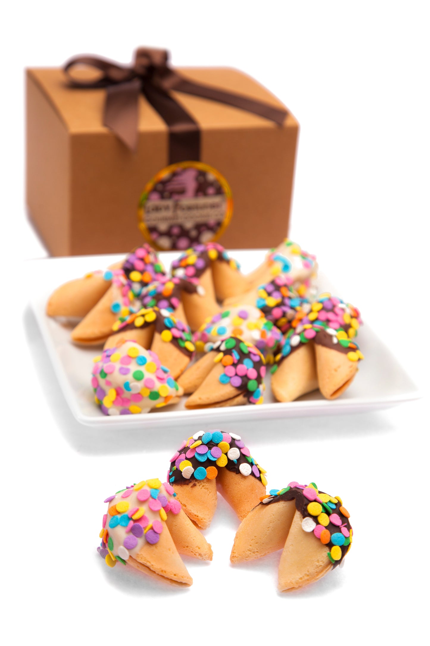 Confetti Fortune Cookie Gift Box- 24 Piece