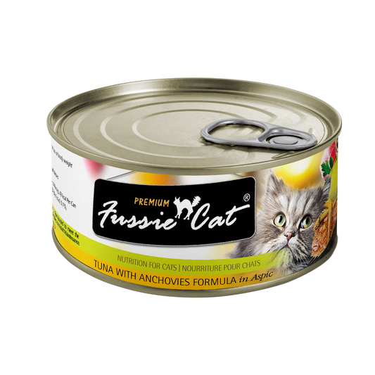 Fussie Cat Premium- Tuna With Anchovies Formula In Aspic (2.82oz)