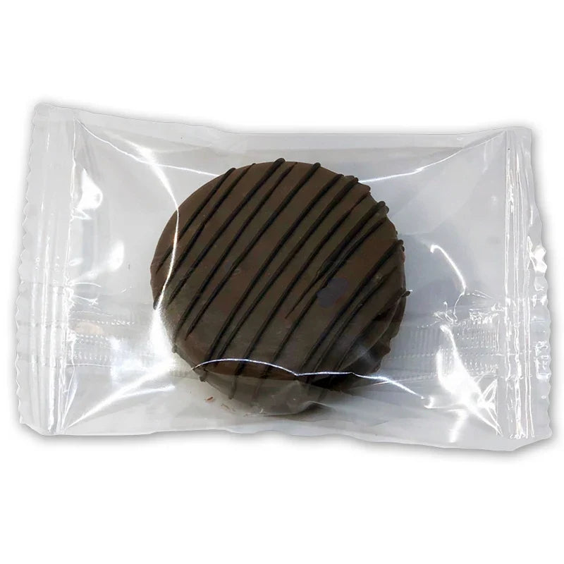 Classic Gourmet Hand Dipped Sandwich Cookie with Sprinkles - Custom 1.5 Round Label