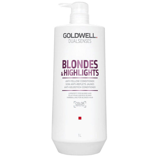 Goldwell DualSenses Blonde & Highlights Anti-Yellow Conditioner 10.1 oz