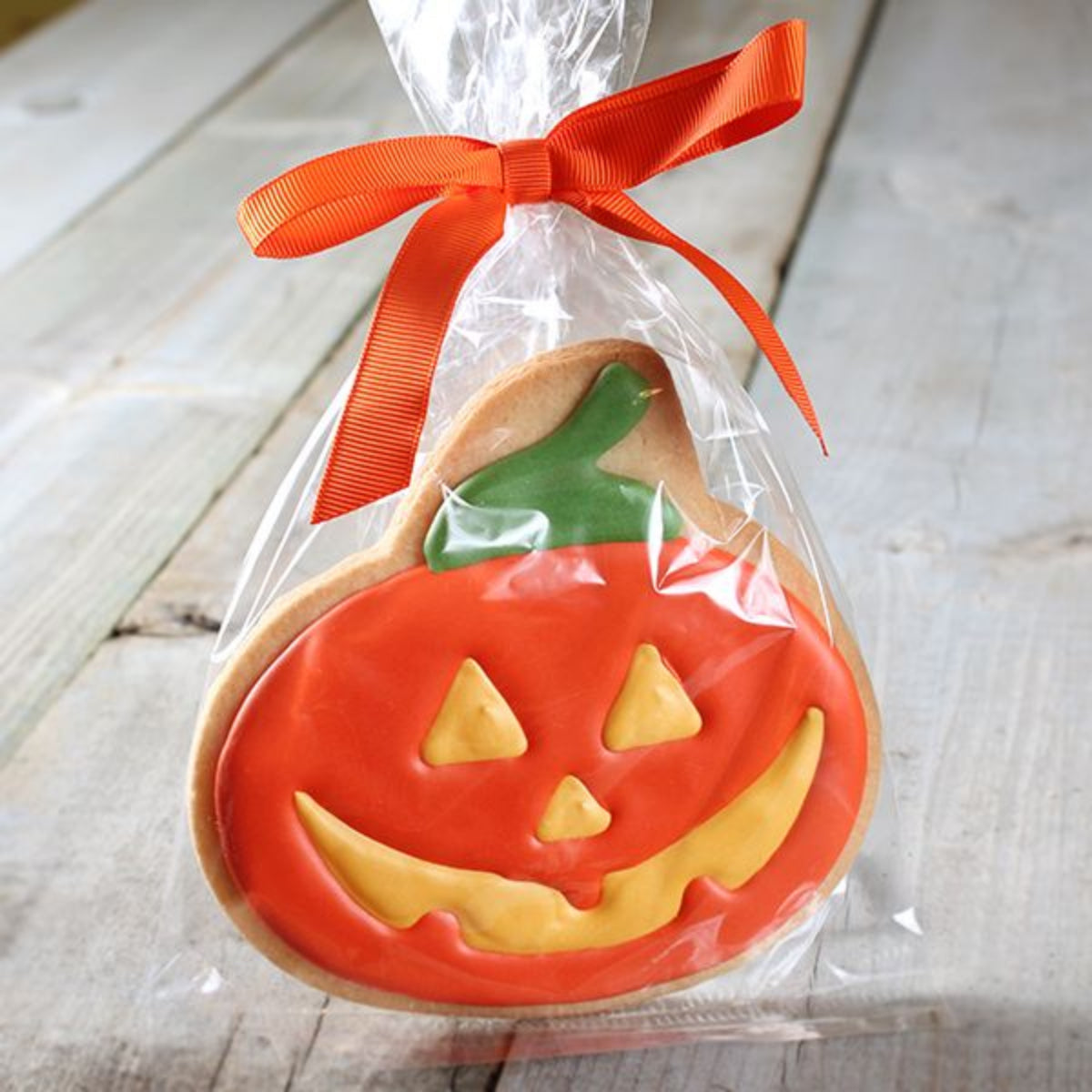 Jack 'o' Lantern Sugar Cookie- Single