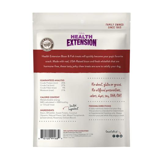 Health Extension Dehydrated Jerky Bison & Fish (4oz)