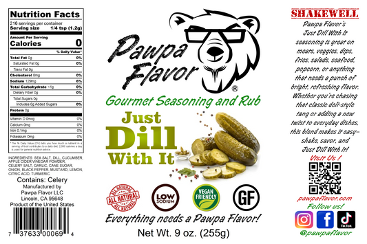 Pawpa Flavor Just Dill With It
