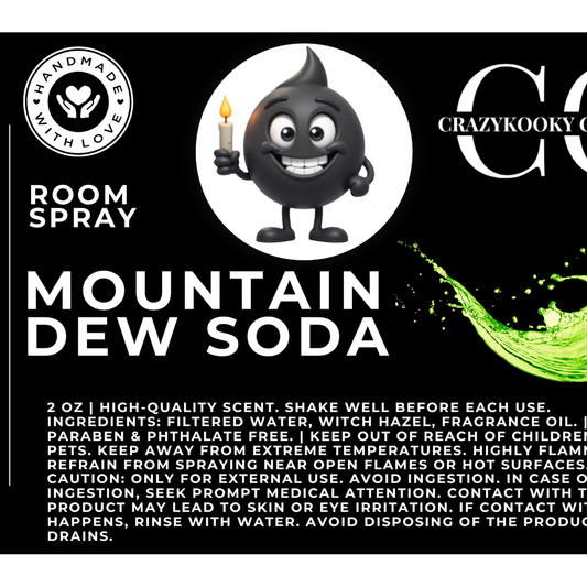MOUNTAIN DEW SODA - Room Spray, 2oz