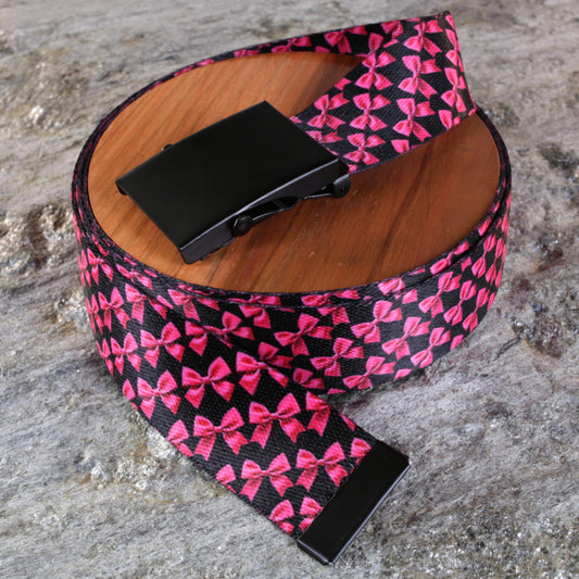 1.5" Pink Bow Belts