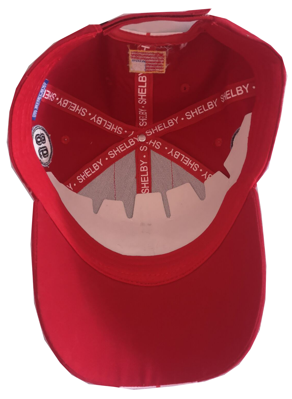 Shelby Cobra Official Red with White Stripes Hat